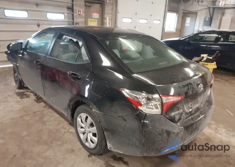 2016 Toyota Corolla Le из США, поврежденный, VIN 2T1BURHE4GC730818